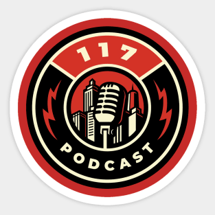 117 On Air Sticker